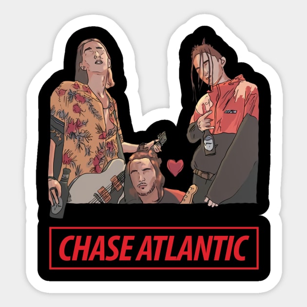Chase Atlantic Sticker by Mendozab Angelob